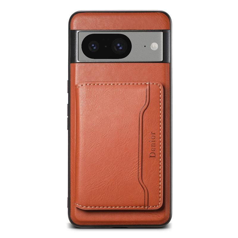 DENIOR Google Pixel 8 Plånboksfodral Konstläder Brun | 2353 | AlltMobil