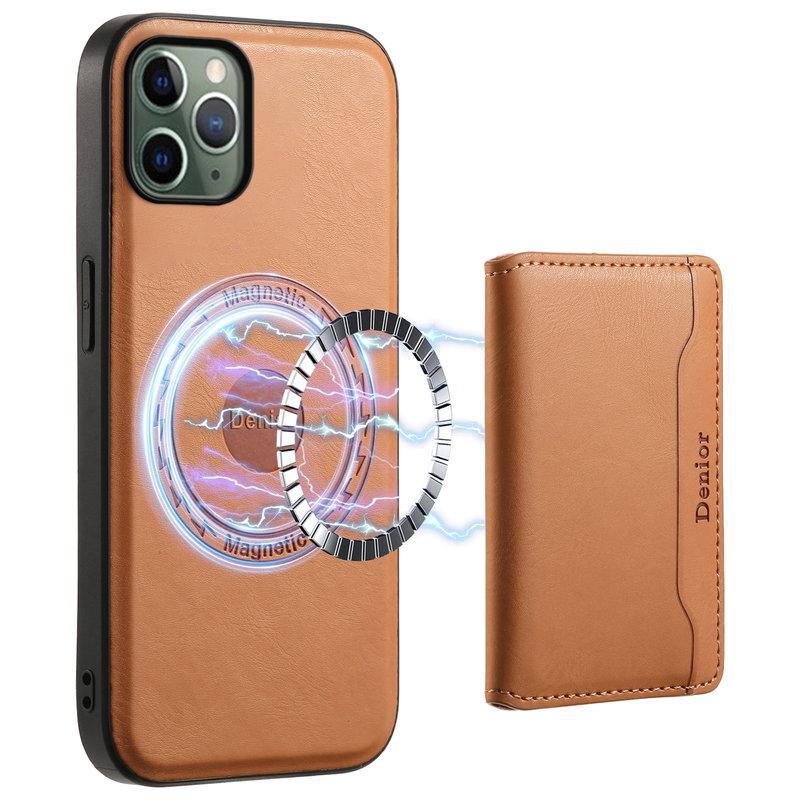 DENIOR iPhone 11 Pro Mobilskal PU Läder + PC + TPU Khaki | 2353 | AlltMobil