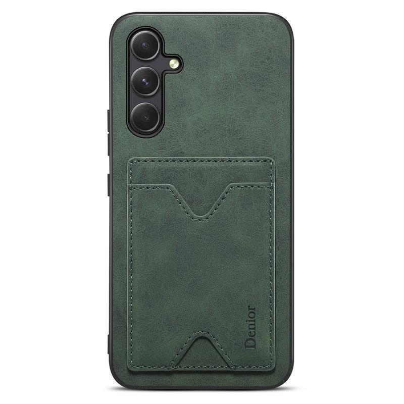 DENIOR Samsung Galaxy A54 5G Mobilskal PU-läder Grön | 2353 | AlltMobil