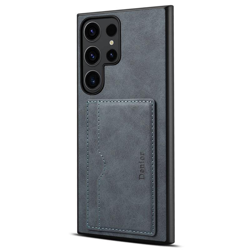 DENIOR Samsung Galaxy S23 Ultra Fodral Magnetiskt Grå | 2353 | AlltMobil