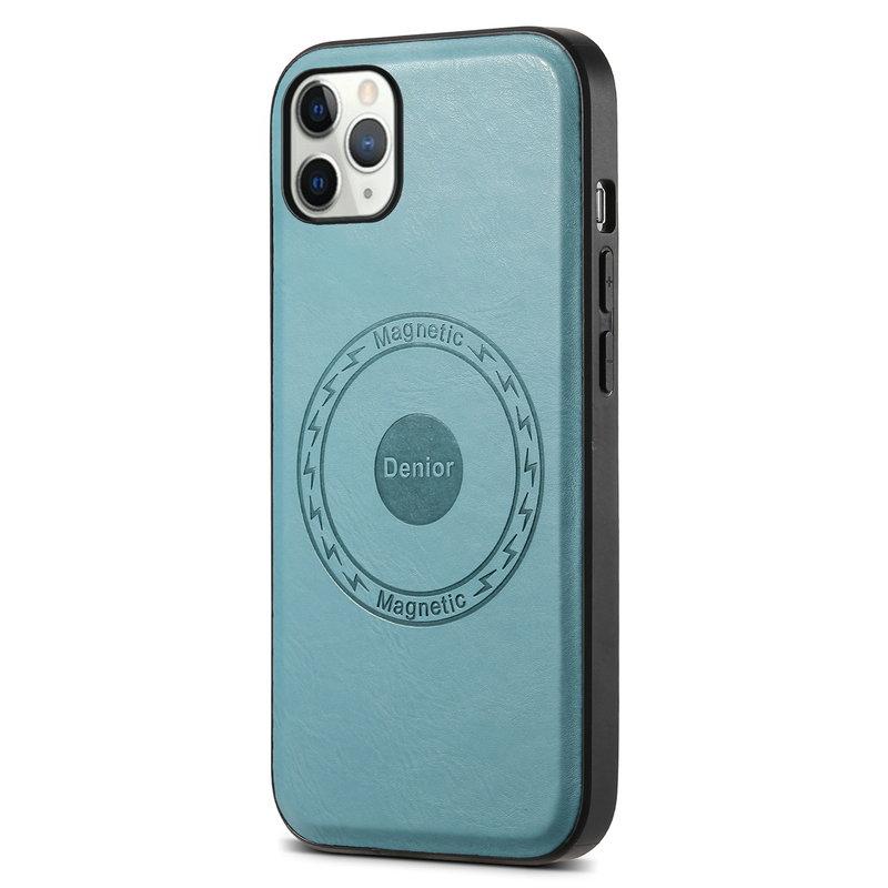 DENIOR iPhone 11 Pro Max Mobilskal i PU-läder - Blå | 2353 | AlltMobil