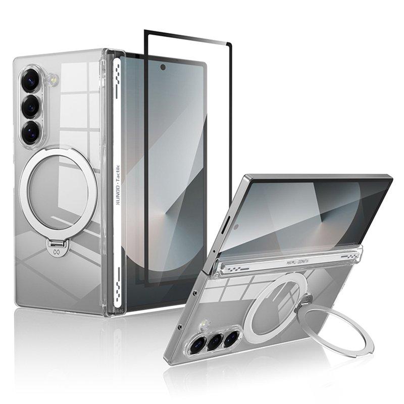 XUNDD Mobilskal till Samsung Galaxy Z Fold6 5G med Kickstand Svart