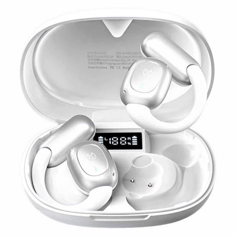 XUNDD W001 TWS Trådlösa Hörlurar HiFi Ljud - Vit