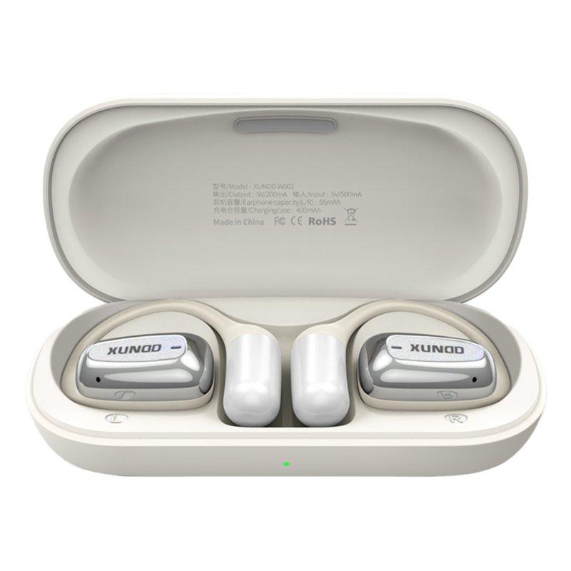 XUNDD W002 ENC Bluetooth Hörlurar Öronkrok - Vit