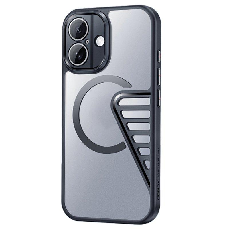 XUNDD XDD-0007 Mobilskal till iPhone 16 Plus MagSafe TPU+PC Svart