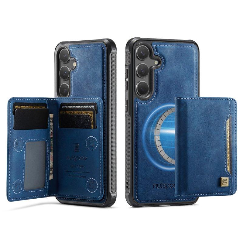 AUTSPACE Fodral för Samsung Galaxy S24/S25 KonstLäder - Blå