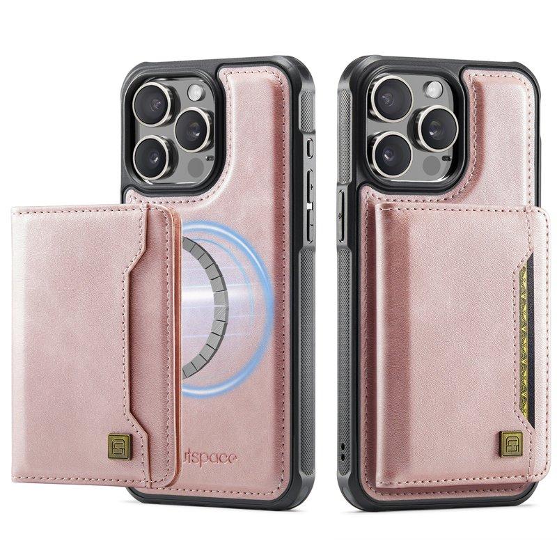 AUTSPACE iPhone 13 Pro Fodral KonstLäder - Roséguld