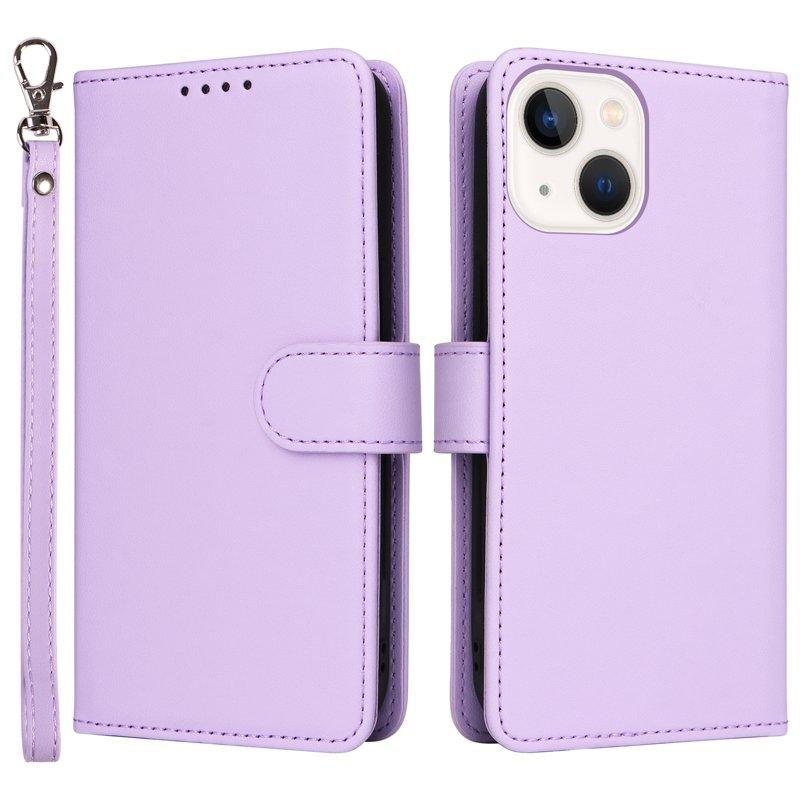 BETOPNICE iPhone 14 Plus Plånboksfodral - Avtagbart Konstläder - Lila