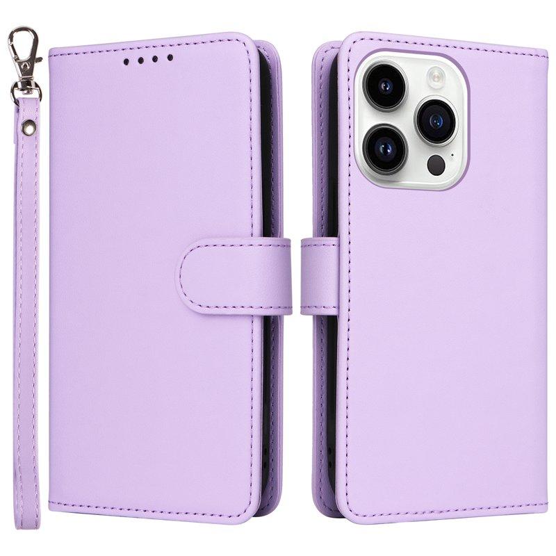 BETOPNICE iPhone 14 Pro Plånboksfodral - Avtagbart Konstläder - Lila