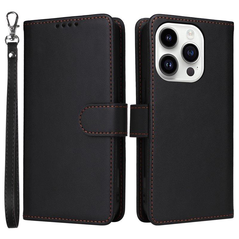 BETOPNICE iPhone 14 Pro Plånboksfodral - Avtagbart Konstläder - Svart