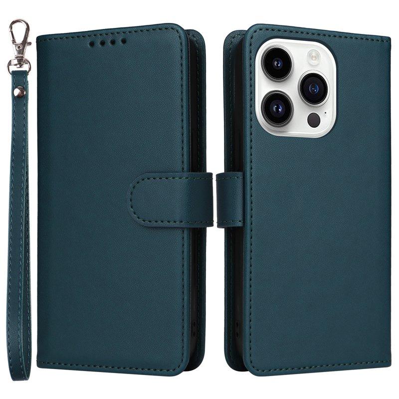 BETOPNICE iPhone 14 Pro Max Plånboksfodral - Detachable Konstläder- Blå