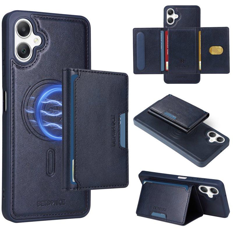 BETOPNICE Samsung Galaxy A06 4G Plånboksfodral Konstläder - Blå