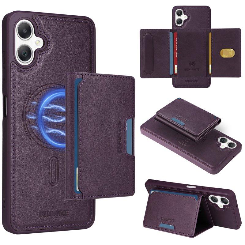 BETOPNICE Samsung Galaxy A06 4G Plånboksfodral Konstläder - Lila