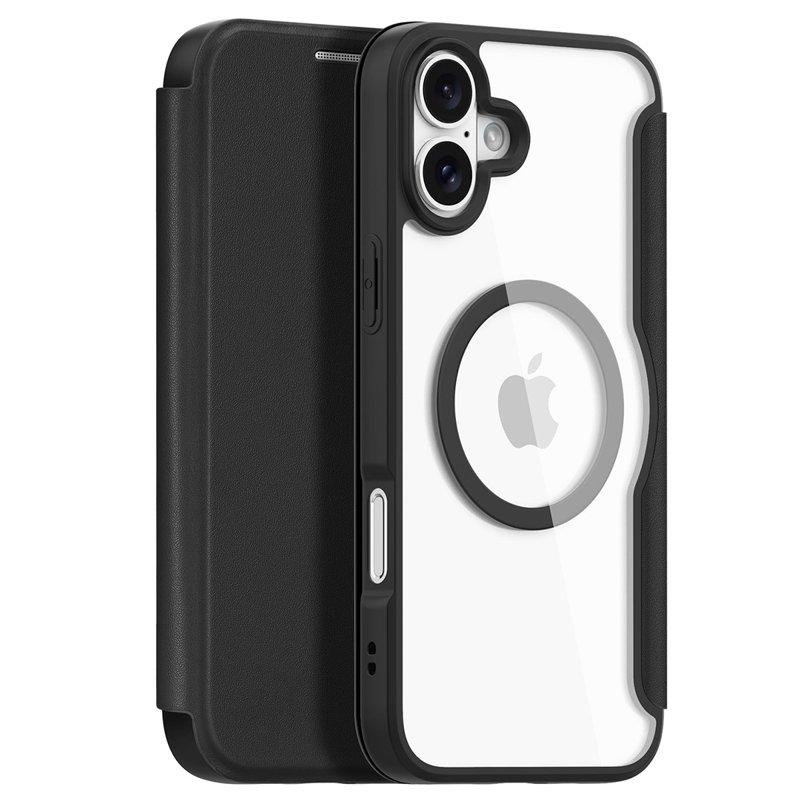 DUX DUCIS Skin X Pro iPhone 16 Fodral KonstLäder - Svart