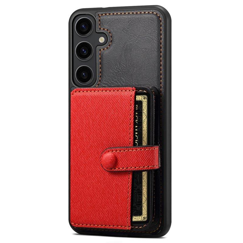 ESEBLE Samsung Galaxy S24+ Fodral KonstLäder - Röd