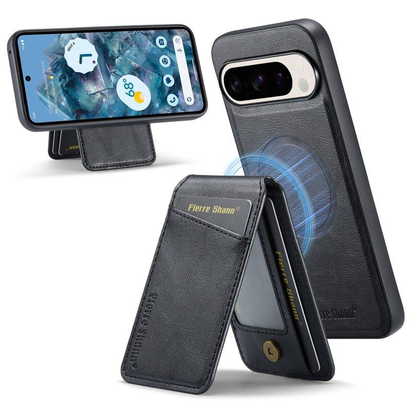 FIERRE SHANN 025 Fodral Card Holder PU+TPU - Svart