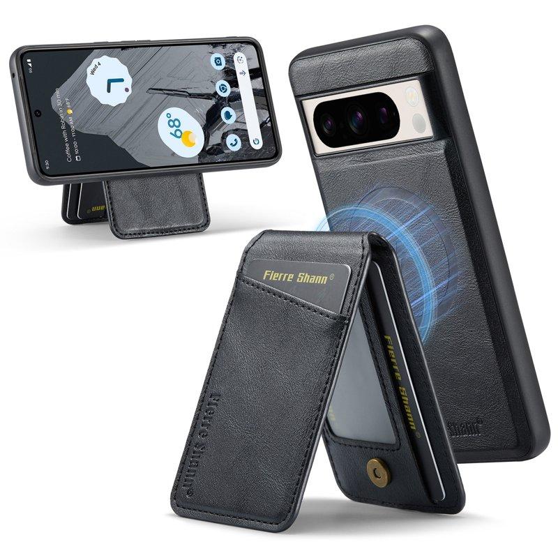 FIERRE SHANN 025 Google Pixel 8 Pro Fodral PU+TPU - Svart