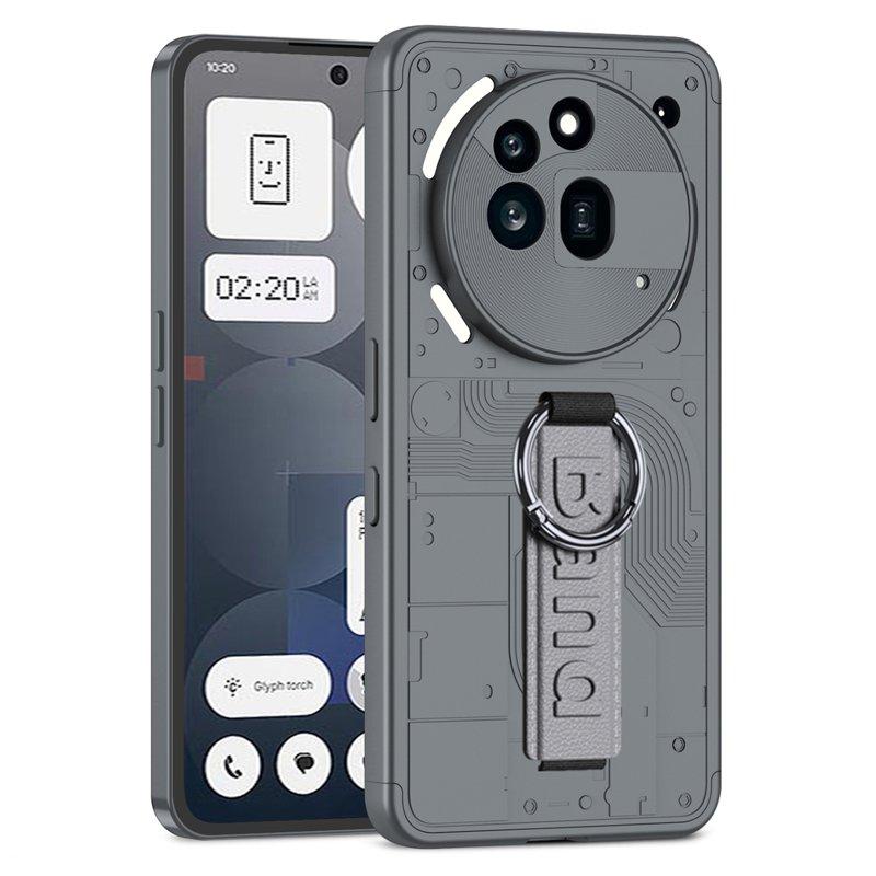 GKK For Nothing Phone (3a) Pro Fodral Hard PC - Grå