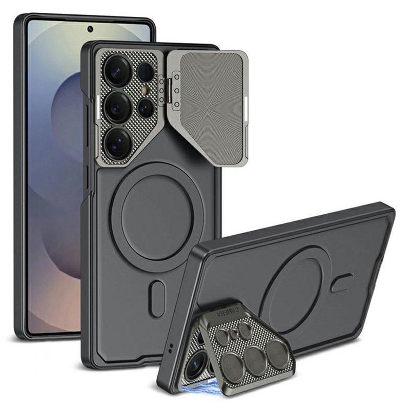 GKK Samsung Galaxy S23 Ultra Fodral Slim PC - Titanium Black