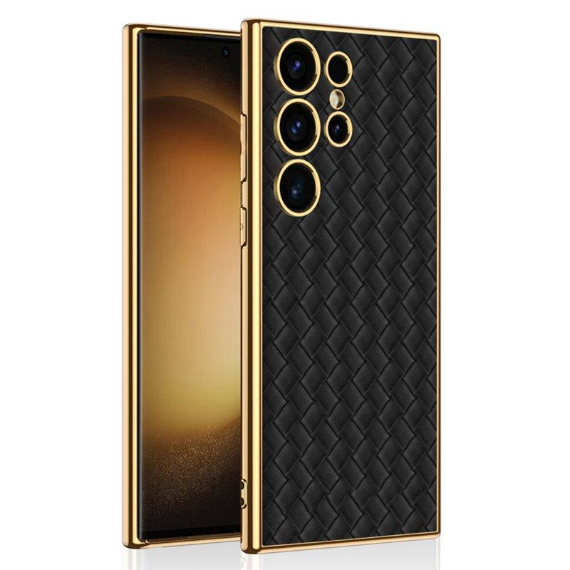 GKK Mobilskal till Samsung Galaxy S24 Ultra Äkta läder - Svart