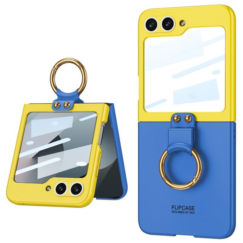 GKK Samsung Galaxy Z Flip7 FE Fodral PU+PC - Blå