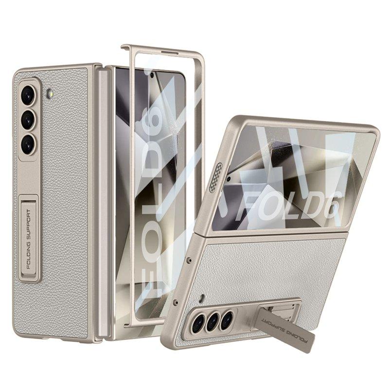 GKK Samsung Galaxy Z Fold6 Fodral Shockproof PC+PU - Titan Gray