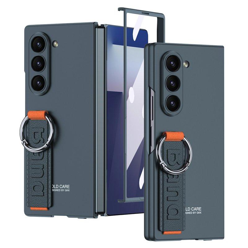 GKK Samsung Galaxy Z Fold7 Fodral - KonstLäder - Grön