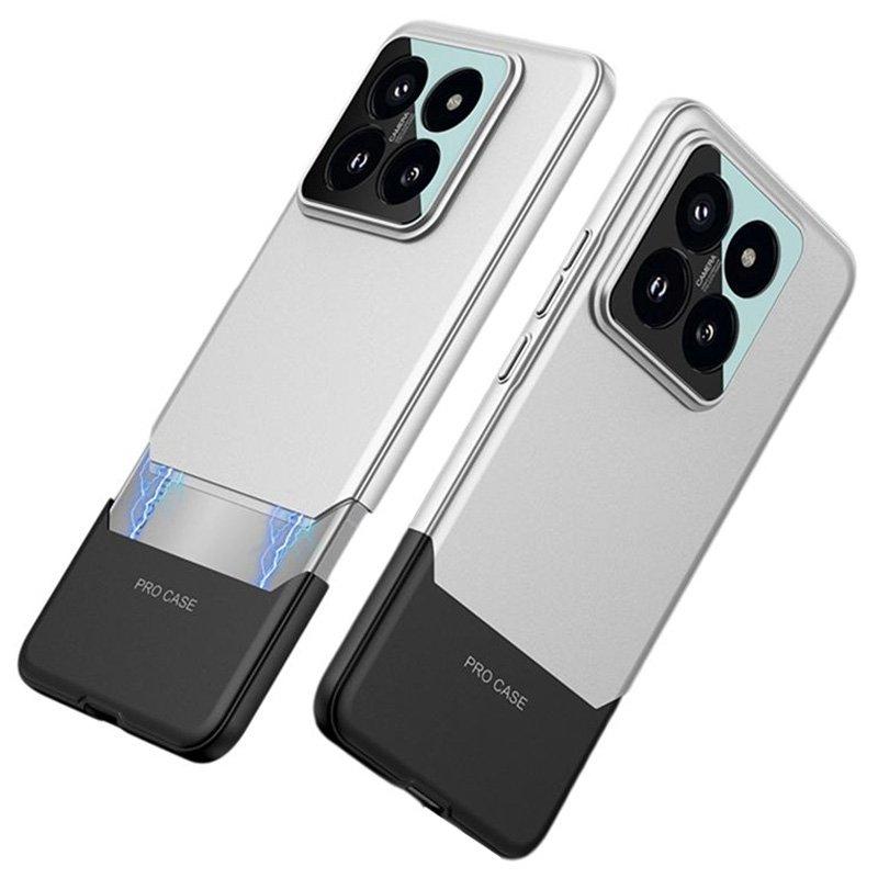 GKK Xiaomi 14 Pro Fodral Detachable Magnetisk PC - Silver+Black