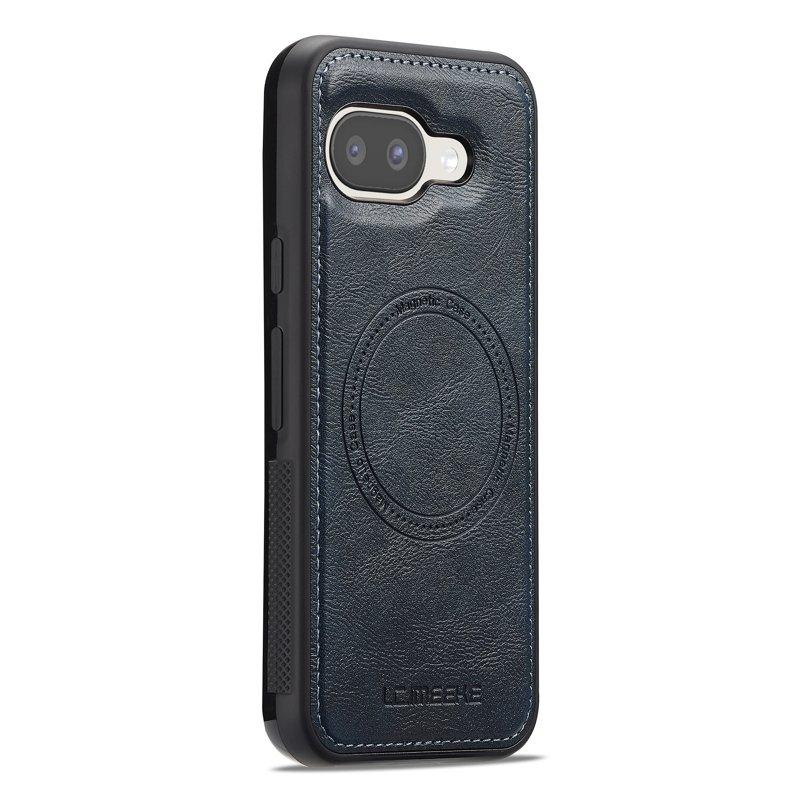 LC.IMEEKE Google Pixel 9a Fodral - KonstLäder - Blå