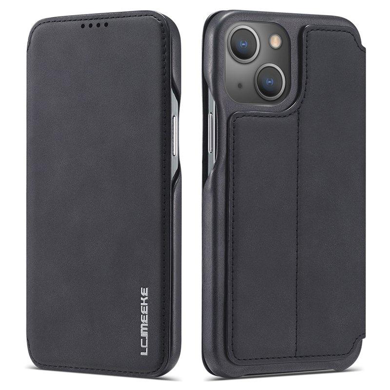 LC.IMEEKE iPhone 13 mini Fodral KonstLäder - Svart