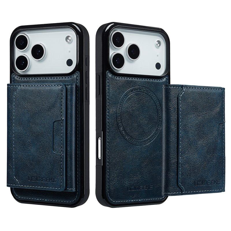 LC.IMEEKE L5 iPhone 17 Pro Fodral KonstLäder - Blå