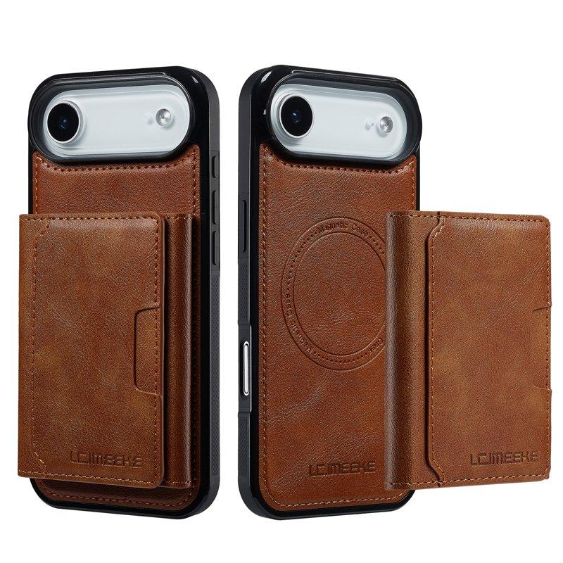 LC.IMEEKE L5 iPhone Air Fodral KonstLäder - Brun