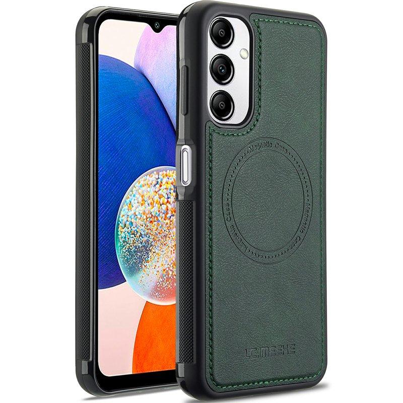 LC.IMEEKE Samsung Galaxy A54 5G Fodral KonstLäder - Grön