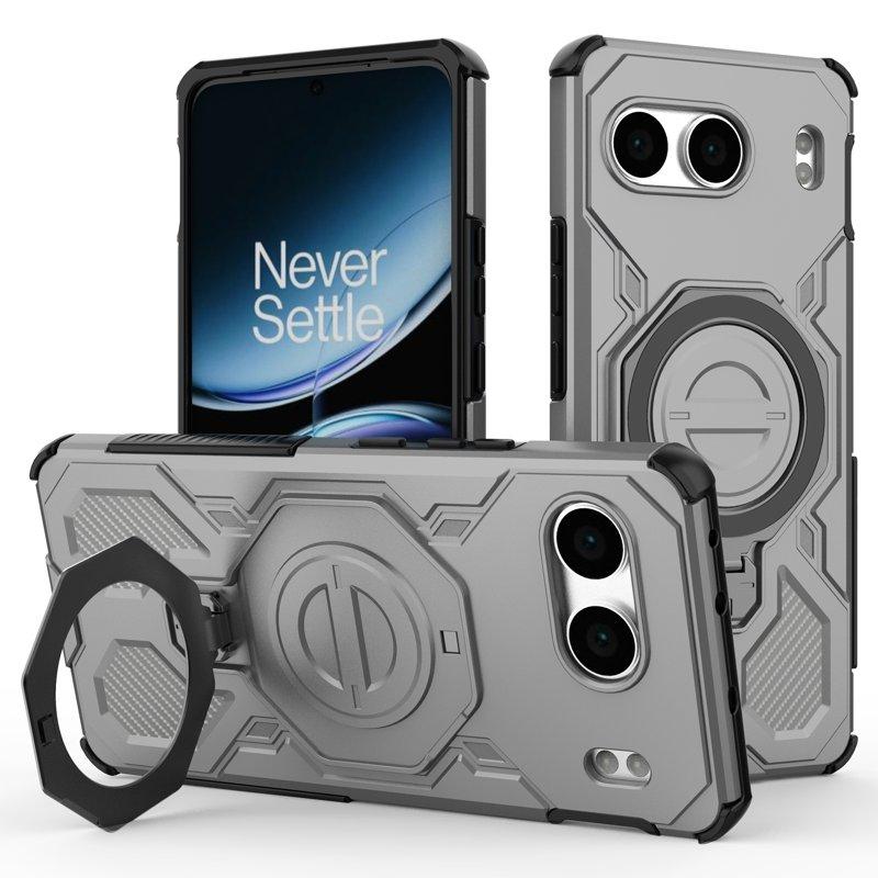 OnePlus Nord 4 Mobilskal Plast Shockproof - Grå (Grå) | 2353 | AlltMobil