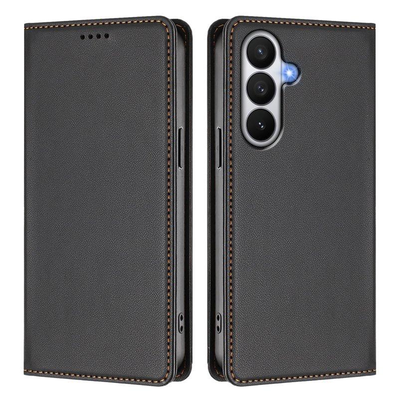 Plånboksfodral för Samsung Galaxy S26 Konstläder RFID - Svart