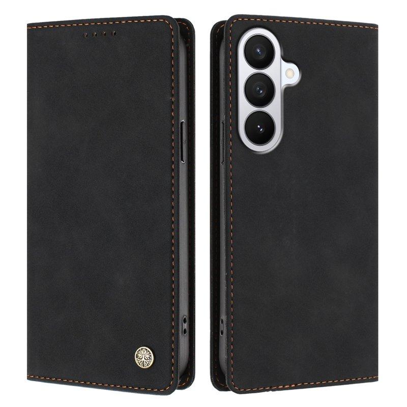 Plånboksfodral för Samsung Galaxy S26 Konstläder RFID - Svart