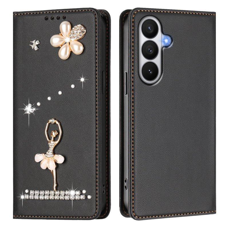 Plånboksfodral för Samsung Galaxy S26 Konstläder RFID - Svart