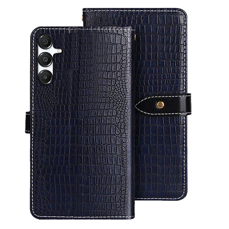 IDEWEI Mobilfodral för Samsung Galaxy S26 Konstläder Flip - Blå