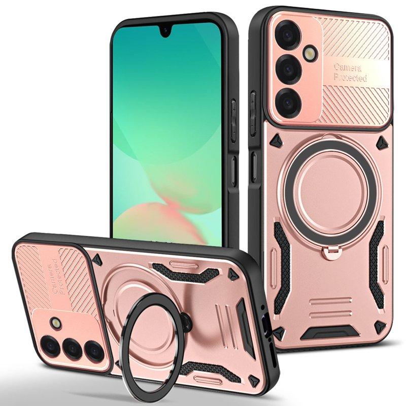 Mobilskal för Samsung Galaxy S26 Plus Magnetiskt Shockproof TPU + PC - Roséguld