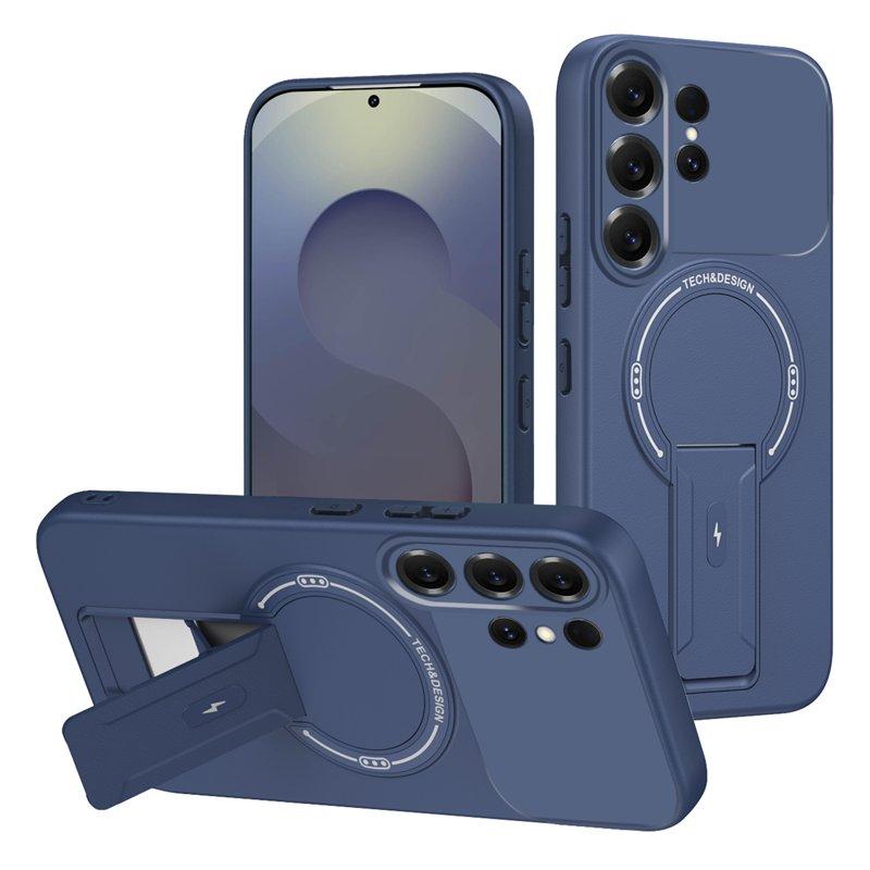 Mobilskal för Samsung Galaxy S26 Ultra Kickstand PC + TPU - Blå