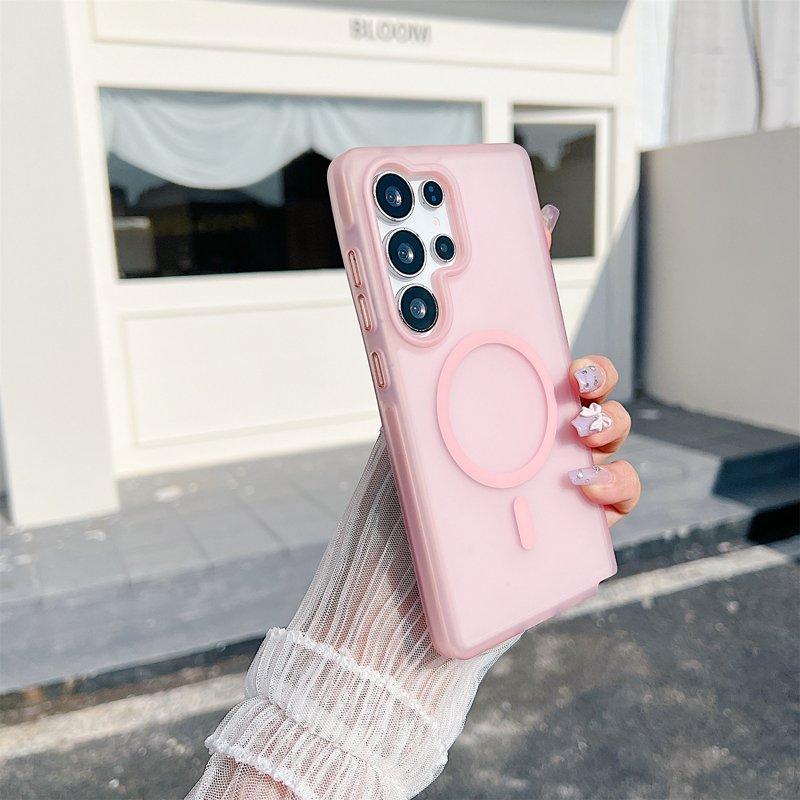 Mobilskal för Samsung Galaxy S26 Ultra Magnetiskt TPU + PC - Rosa