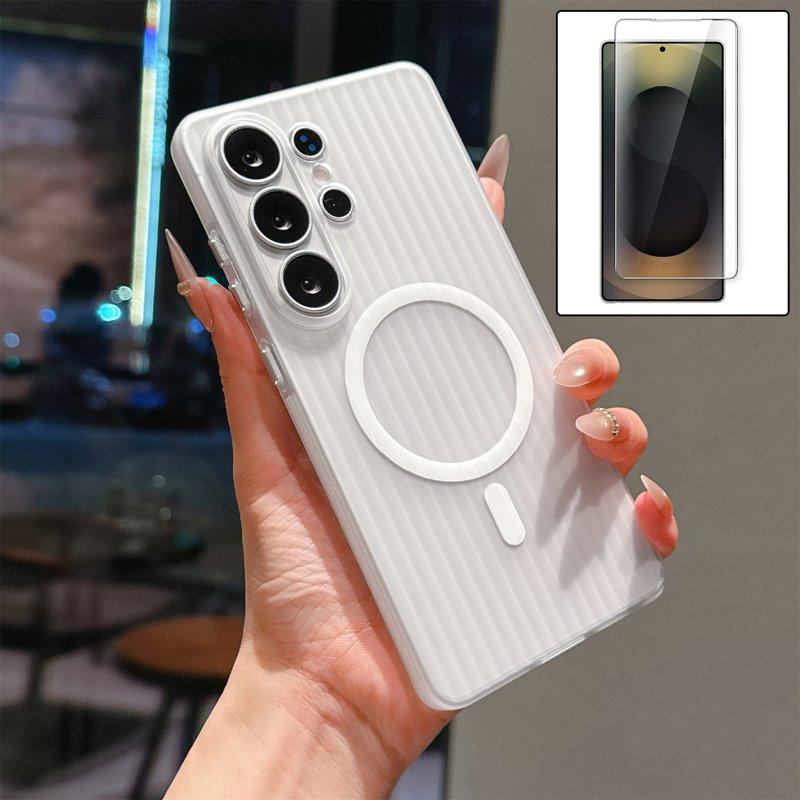 Mobilskal för Samsung Galaxy S26 Ultra Magnetiskt TPU - Vit