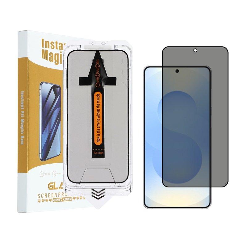 Skärmskydd för Samsung Galaxy S26 Anti Spy Härdat glas - Svart