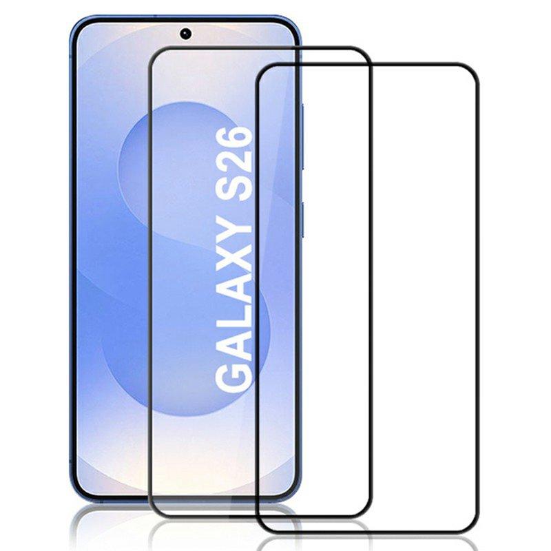 Amorus Skärmskydd för Samsung Galaxy S26 Härdat glas Full Glue - Transparent