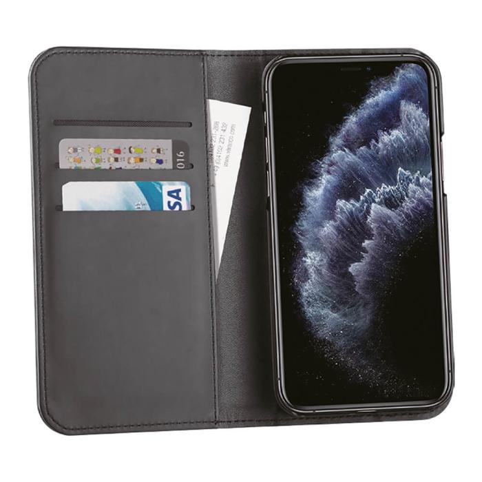 Vivanco - Vivanco Classic Plånboksfodral iPhone 12 mini Svart