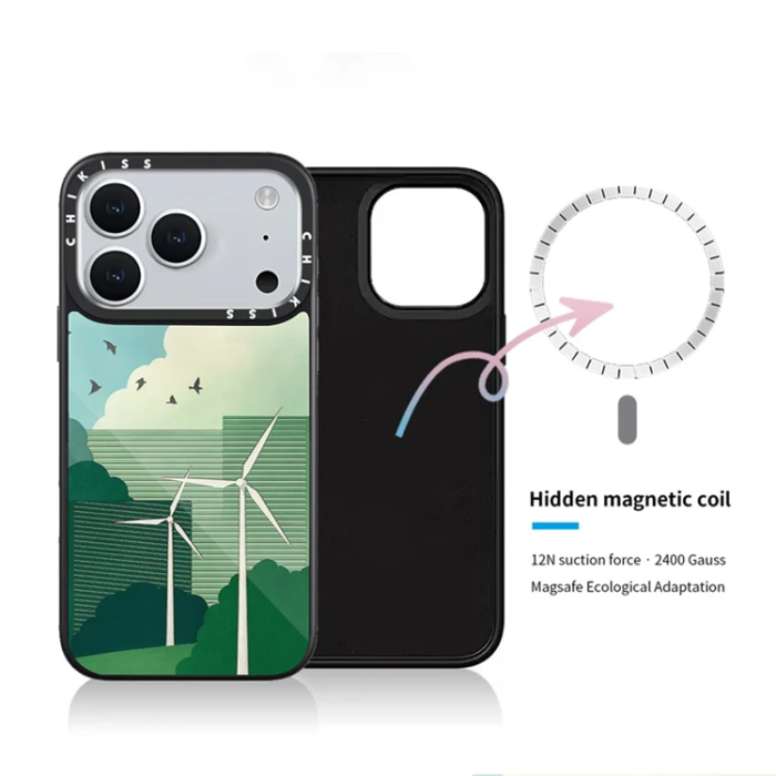 A-One Brand - iPhone 17 Pro Max Mobilskal MagSafe Aluminium Silikon