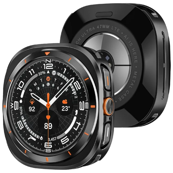 Ringke - Galaxy Watch Ultra (47mm) Skal Bumper - Svart/Orange