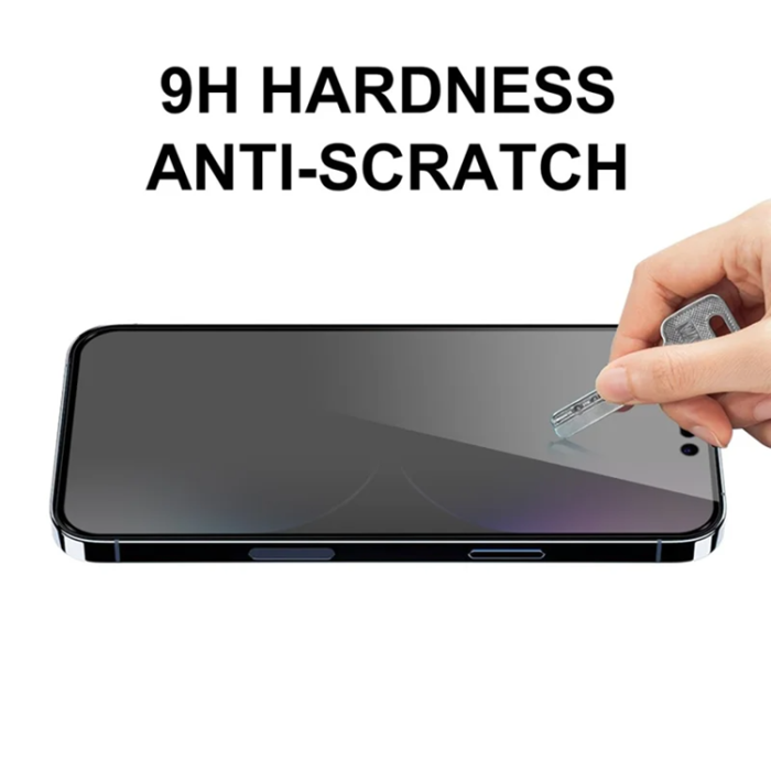 A-One Brand - [10-Pack Bulk] iPhone 14 Pro Max Härdat Glas Skärmskydd Privacy