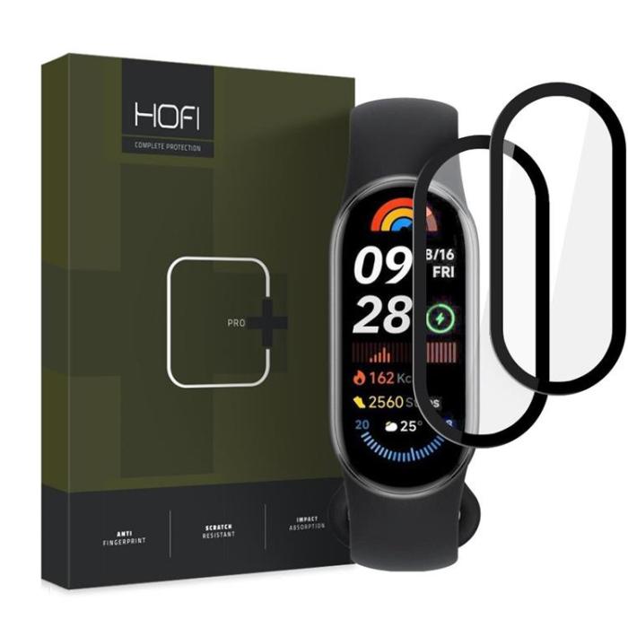 Hofi - [2-Pack] Hofi Xiaomi Smart Band 9/9 NFC Härdat Glas Skärmskydd Pro Plus