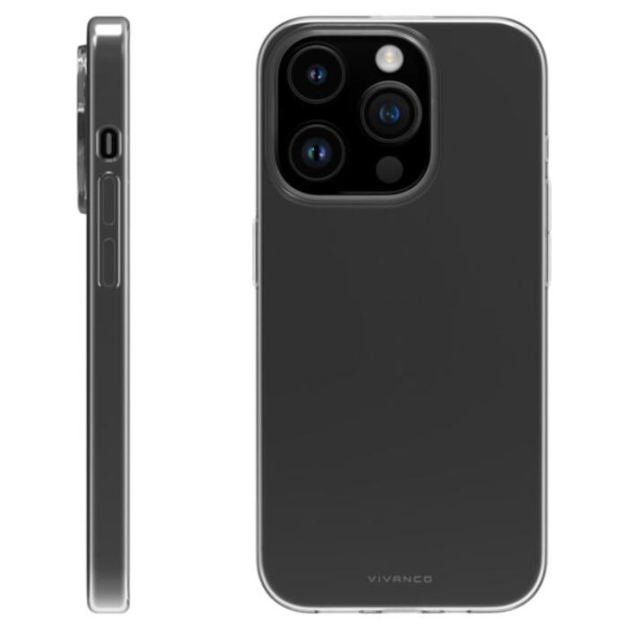 Vivanco - Vivanco Slim TPU skal iPhone 15 Pro Transparent